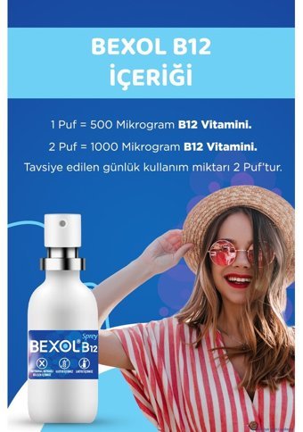 Bexol B12 Aromasız Yetişkin Vitamin 15 ml
