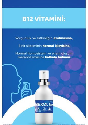 Bexol B12 Aromasız Yetişkin Vitamin 15 ml