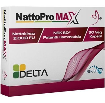 Delta Nattopromax Aromasız Yetişkin Vitamin 30 Kapsül