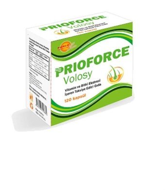 Force Nutrition Prioforce Volosy Aromasız Yetişkin Vitamin 120 Tablet