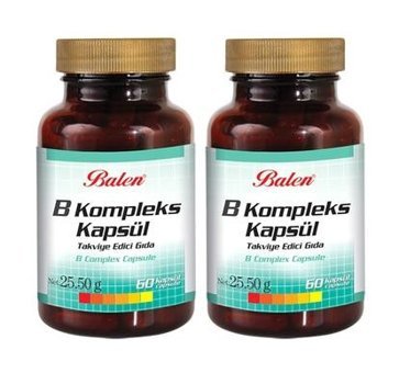Balen B Vitamin Kompleks Aromasız Yetişkin Vitamin 2x60 Kapsül