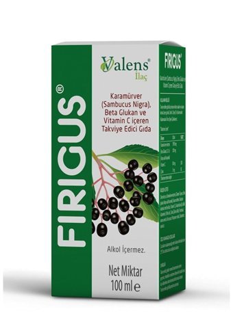 Firigus Karamürver Beta Glukan C Vitamini Karamürverli Yetişkin Vitamin 100 ml