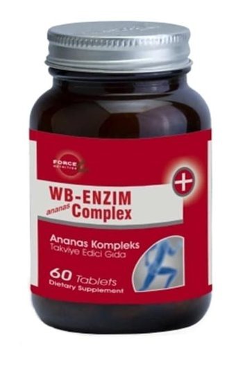 Force Nutrition Wb-Enzim Ananas Complex Ananas Yetişkin Vitamin 60 Kapsül