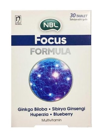 Nbl Focus Formula Aromasız Yetişkin Vitamin 30 Kapsül