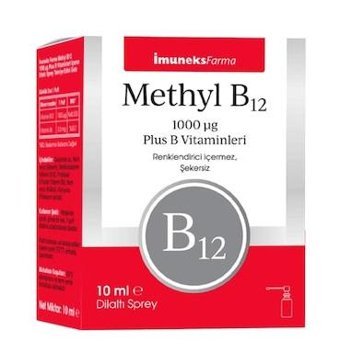 Imuneks Methyl B12 Aromasız Yetişkin Vitamin 10 ml