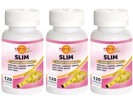 Force Nutrition Slim Bitki Ekstralar Yetişkin Vitamin 120 Kapsül