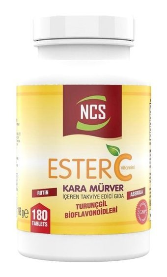 Ncs Ester C Vitamini Karamürverli Yetişkin Vitamin 3x180 Tablet