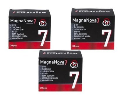 Magnanova7 Takviye Edici Gıda Aromasız Yetişkin Vitamin 30 Şase
