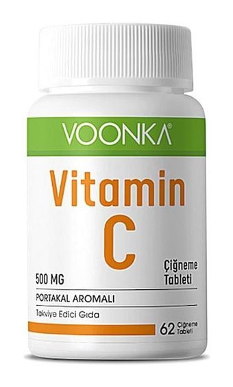 Voonka Vitamin C Portakallı Yetişkin Vitamin 20 ml