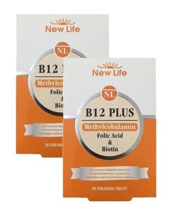 New Life B12 Plus Aromasız Yetişkin Vitamin 60 Kapsül