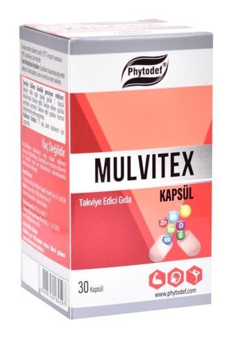 Phytodef Mulvitex Multivitamin Aromasız Yetişkin Vitamin 3x30 Kapsül