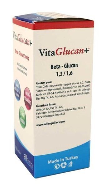 Allergo Beta Glukan Vitamin C Çinko Aromasız Yetişkin Vitamin 150 ml