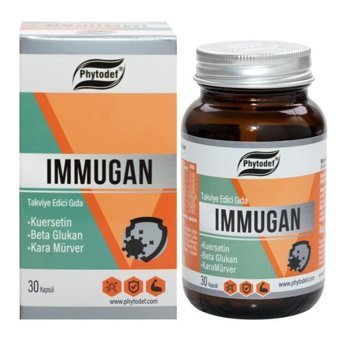 Phytodef Immugan Kuersetin Karamürverli Yetişkin Vitamin 30 Kapsül