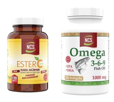 Ester Omega 3 6 9 Karamürverli Yetişkin Vitamin 120 Tablet - 200 Softgel