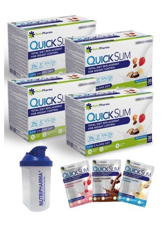 Quick Slim Karışık Meyve Yetişkin Vitamin 4x30 Şase