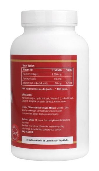Ncs Kolajen Aromasız Yetişkin Vitamin 180 Tablet