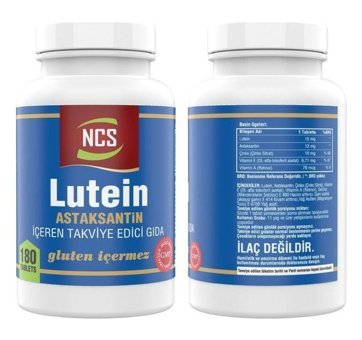 Ncs Lutein Astaxanthin - Nevfix Vitamin D3 K2 Aromasız Yetişkin Vitamin 180 Tablet