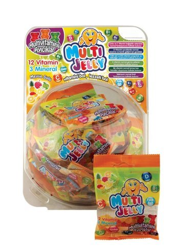 Multi Jelly Multi Jelly Meyveli Yetişkin Vitamin 40 Adet