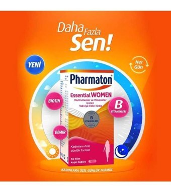 Pharmaton Vitality Aromasız Yetişkin Vitamin 30 Kapsül