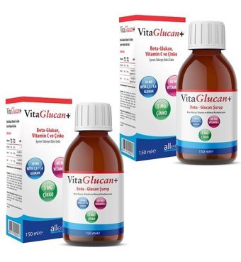Vitaglucan Şurup Aromasız Yetişkin Vitamin 2x150 ml