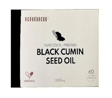 Kanka Black Cumın Seed Oıl Aromasız Yetişkin Vitamin 60 Kapsül