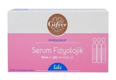 Gifrer Serum Fizyolojik Aromasız Yetişkin Vitamin 5 mlx20 Flakon