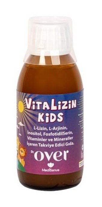 Dr. Over Vitalizin Kids Aromasız Çocuk Vitamin 150 ml