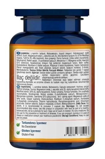 One Up Multivitamin Aromasız Yetişkin Vitamin 30 Kapsül