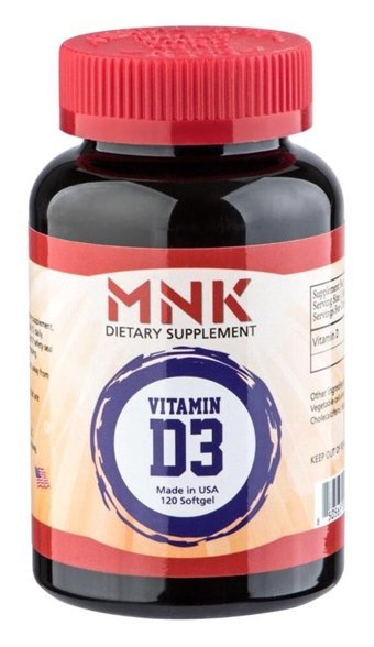 Mnk Vitamin D3 Aromasız Yetişkin Vitamin 120 Kapsül
