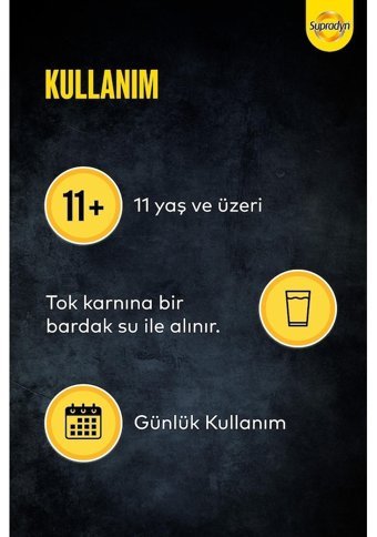Supradyn Energy Focus Aromasız Yetişkin Vitamin 30 Tablet