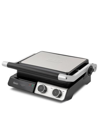 Fakir Grill Expert 6 Dilim Alüminyum Çıkartılabilir Plaka Çift Taraflı 2000 W Izgaralı Gri - Siyah Tost Makinesi