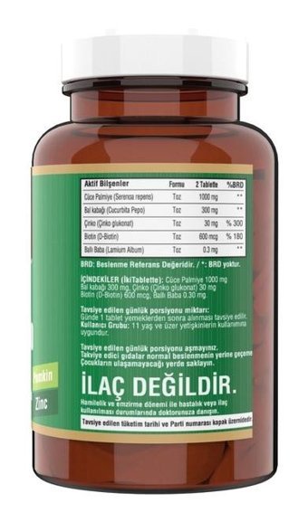 Ncs Saw Palmetto Aromasız Yetişkin Vitamin 120 Tablet
