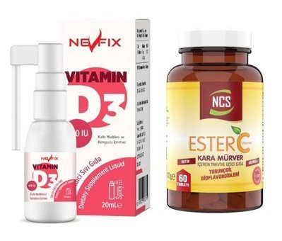 Ncs Vitamin D3 + Vitamin C Aromasız Yetişkin Vitamin 60 Tablet