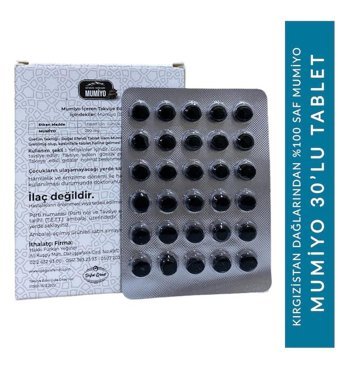 Doğal Efendi Shilajit Mumiyo Mumiyo Yetişkin Vitamin 30 Tablet