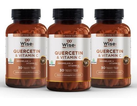 Wiselab Quercetin Vitamin C Aromasız Yetişkin Vitamin 30 Kapsül
