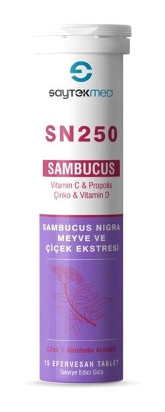 Saytekmed Sambucus Karamürverli Yetişkin Vitamin 15 Tablet