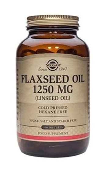 Solgar Flaxseed Oil Aromasız Yetişkin Vitamin 100 Softgel