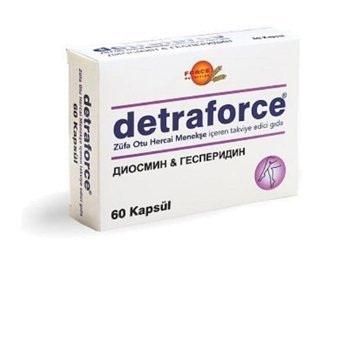 Force Nutrition Detraforce Züfa Otu Yetişkin Vitamin 60 Kapsül