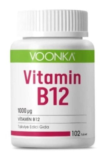 Voonka Vitamin B12 Aromasız Yetişkin Vitamin 102 ml