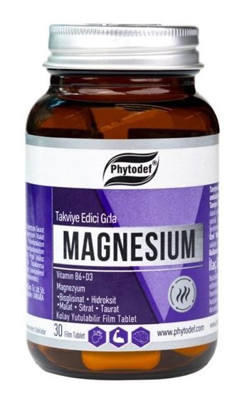 Phytodef Kalsiyum Efervesan - Magnezyum Vitamin B6 + D3 Aromasız Yetişkin Vitamin 20 Tablet - 30 Tablet