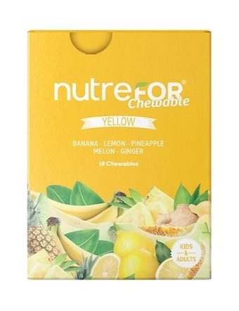 Nutrefor Chewable Yellow Meyveli Yetişkin Vitamin 18 Tablet