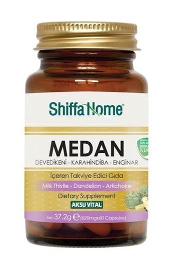 Shiffa Home Medan Karahindiba Enginar Yetişkin Vitamin 60 Kapsül