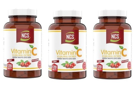 Ncs Vitamin C Beta Glukan Çinko Kuşburnu Yetişkin Vitamin 3x120 Tablet