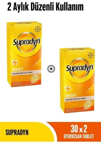 Supradyn Daily Portakallı Yetişkin Vitamin 30 Tablet
