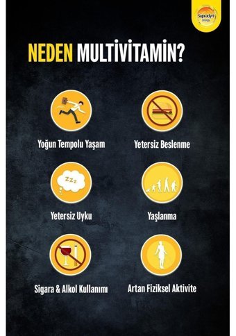 Supradyn Daily Portakallı Yetişkin Vitamin 30 Tablet