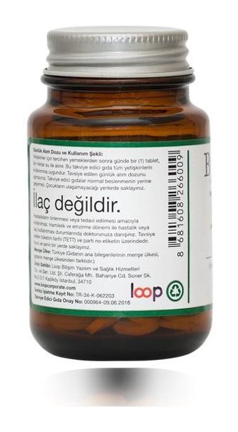Byopecia Biotin Saç Dökülmesi Ve Tırnaklar İçin Tablet Aromasız Yetişkin Vitamin 60 Kapsül