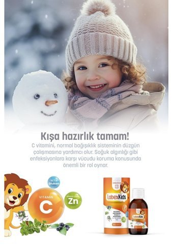 Erbatab Labex Kids Karamürverli Çocuk Vitamin 150 ml