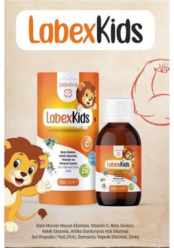 Erbatab Labex Kids Karamürverli Çocuk Vitamin 150 ml