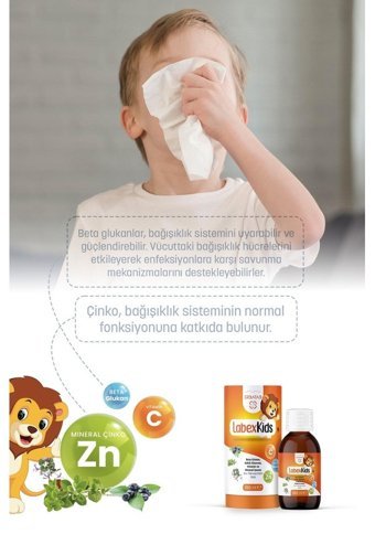 Erbatab Labex Kids Karamürverli Çocuk Vitamin 150 ml