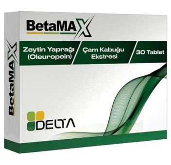 Delta Betamax Zeytin Yaprağı - Çam Kabuğu Yetişkin Vitamin 30 Tablet